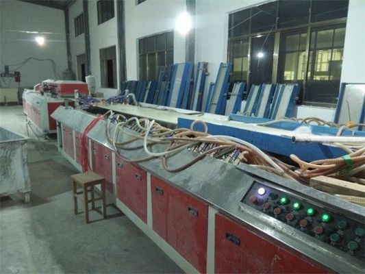 ABB / Delta Inverter Plastic Profile Production Line SJSZ51 Twin Screw Extruder Type